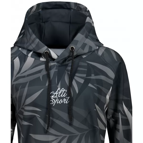  Női funkcionális kiterjesztett pulóver prémium ALTISPORT VOJ/ALW094MI03 FEKETE 