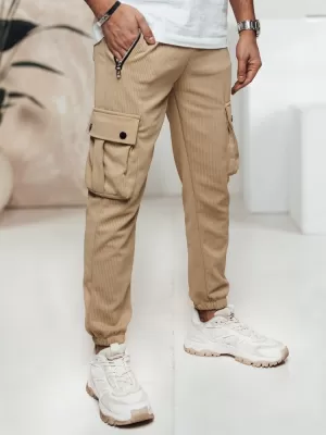 Nadrág DSTREET UX4464 KHAKI