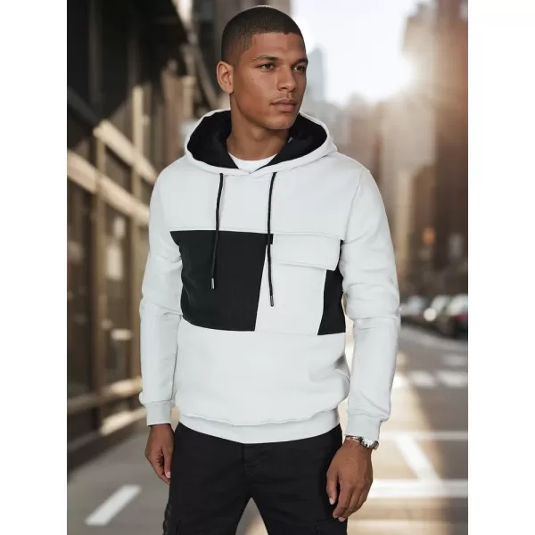  Férfi pulóver DSTREET BX5911 VILÁGOSSZÜRKE 