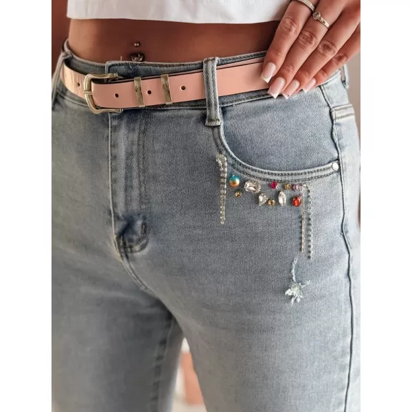  Hölgyek nadrágja DSTREET BLINGBLING UY2451 KÉK 