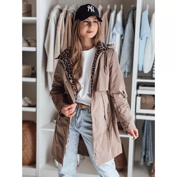  Női kabát DSTREET TY4873 KHAKI 