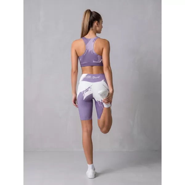  Női sport melltartó prémium ALTISPORT VOJ/ALW081POD01 LILA 