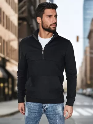 Férfi pulóver DSTREET BX5885 FEKETE