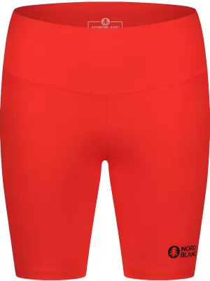 Női rövid fitness leggings NORDBLANC NBSPL8036 NARANCSSÁRGA TINTA