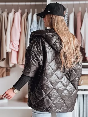 Női kabát DSTREET PUFFILOF TY4855 FEKETE