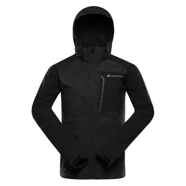 Férfi softshell dzseki ALPINE PRO HOOR FEKETE 