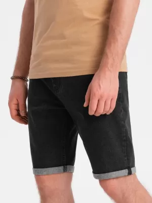 Rövidnadrág OMBRE OM-SRDS-0134 FEKETE