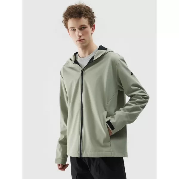  Férfi softshell dzseki 4F WSS25TSOFM324 OLAJBOGYÓ 