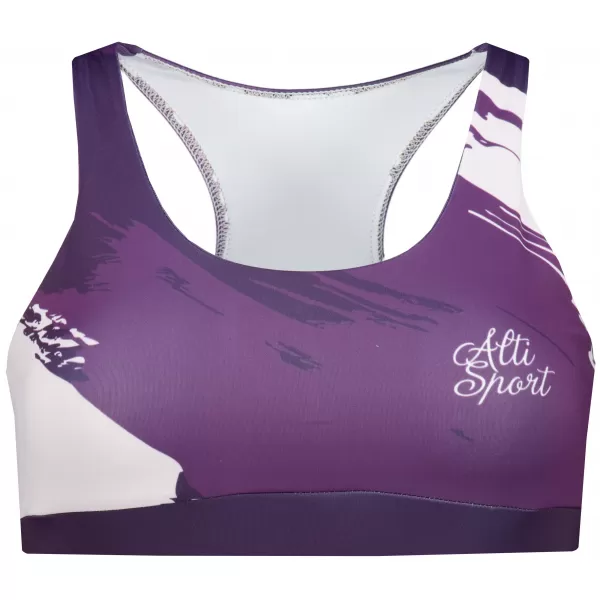  Női sport melltartó prémium ALTISPORT VOJ/ALW081POD01 SÖTÉT LILA 