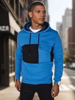 Férfi pulóver DSTREET BX5912 KÉK