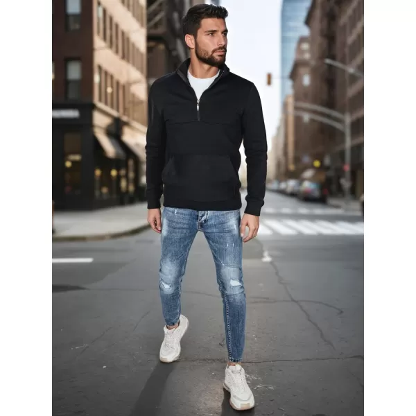  Férfi pulóver DSTREET BX5885 FEKETE 