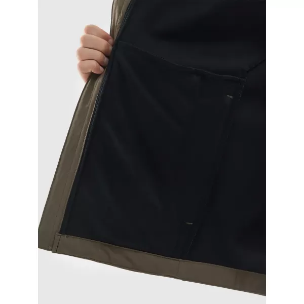 Férfi softshell dzseki 4F WSS25TSOFM324 BARNA 