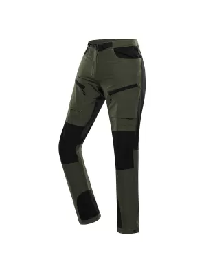 Női softshell nadrág ALPINE PRO AKANA 2 ZÖLD