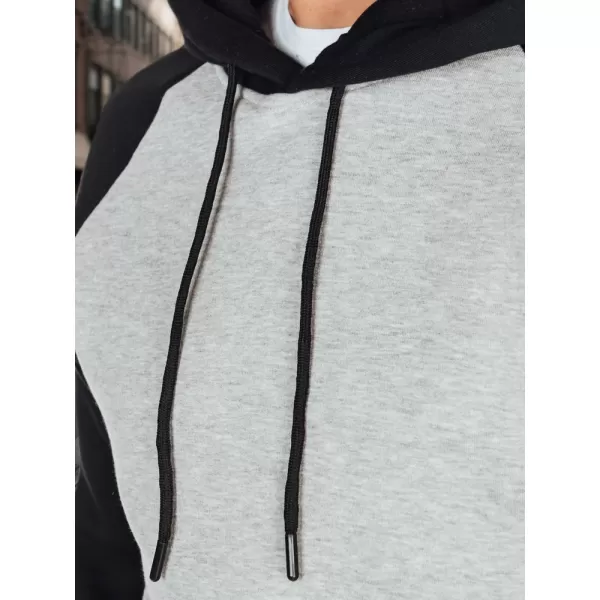  Férfi pulóver DSTREET BX5892 VILÁGOSSZÜRKE 