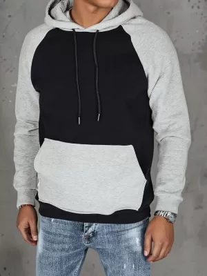 Férfi pulóver DSTREET BX5889 FEKETE