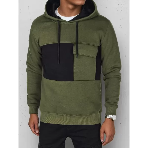  Férfi pulóver DSTREET BX5913 KHAKI 