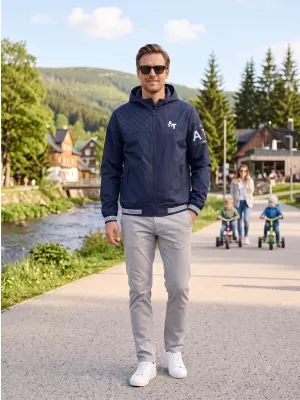 Kabát ALTISPORT EGBERT SÖTÉTKÉK
