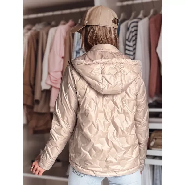  Női kabát DSTREET SYLVIAN TY4863 BÉZS 