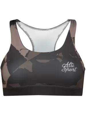Női sport melltartó prémium ALTISPORT VOJ/ALW080POD01 BARNA