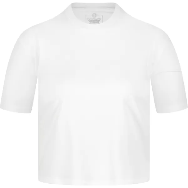  Női funkcionális crop top NORDBLANC NBSLF8028 FEHÉR 