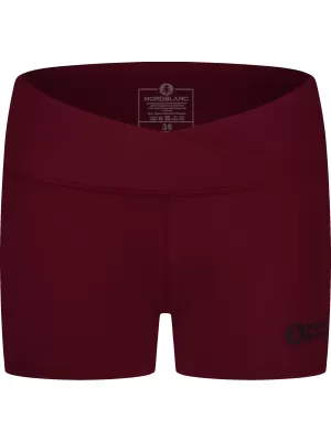 Női fitnesz rövidnadrág NORDBLANC NBSPL8038 BURGUNDIA