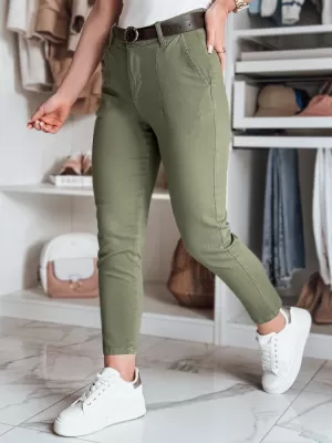 Hölgyek nadrágja DSTREET UY2547 KHAKI
