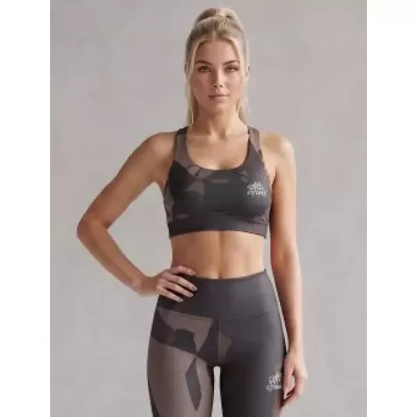  Női sport melltartó prémium ALTISPORT VOJ/ALW080POD01 BARNA 