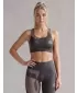 Női sport melltartó prémium ALTISPORT VOJ/ALW080POD01 BARNA