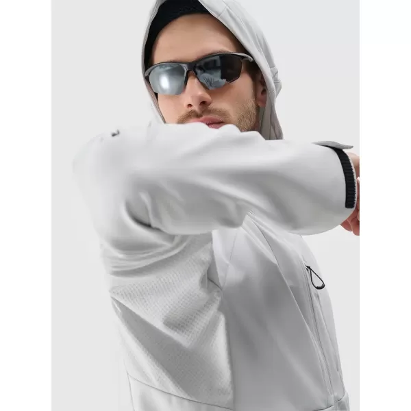  Férfi softshell dzseki 4F WSS25TSOFM313 HIDEG VILÁGOSSZÜRKE 