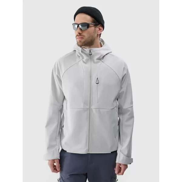  Férfi softshell dzseki 4F WSS25TSOFM313 HIDEG VILÁGOSSZÜRKE 