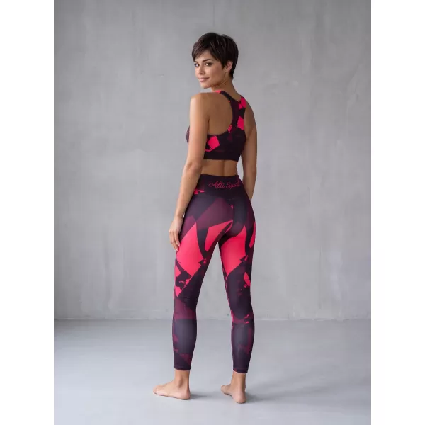  Női sport melltartó prémium ALTISPORT VOJ/ALW080POD01 BORVÖRÖS 