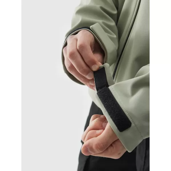  Férfi softshell dzseki 4F WSS25TSOFM324 OLAJBOGYÓ 