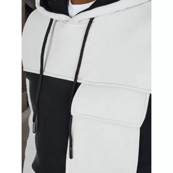  Férfi pulóver DSTREET BX5911 VILÁGOSSZÜRKE 