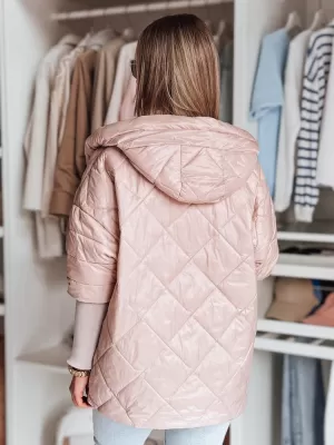 Női kabát DSTREET PUFFILOF TY4854 RÓZSASZÍN
