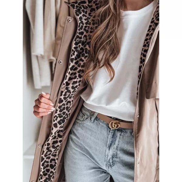  Női kabát DSTREET TY4873 KHAKI 