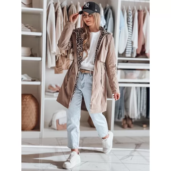  Női kabát DSTREET TY4873 KHAKI 