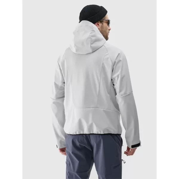  Férfi softshell dzseki 4F WSS25TSOFM313 HIDEG VILÁGOSSZÜRKE 