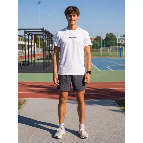  Férfi funkcionális T -piró prémium ALTISPORT BĚŽEC VOJ/ALM091TR01 FEHÉR 
