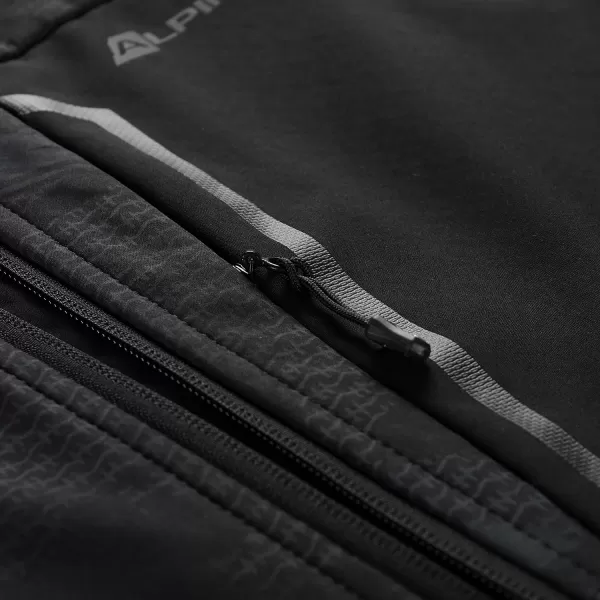  Férfi softshell dzseki ALPINE PRO HOOR FEKETE 