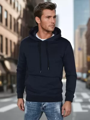Férfi pulóver DSTREET BX5884 SÖTÉTKÉK