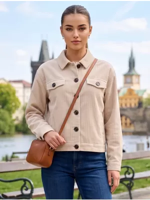 Női kabát ALTISPORT EVELINA KÖNNYŰ KRÉMES