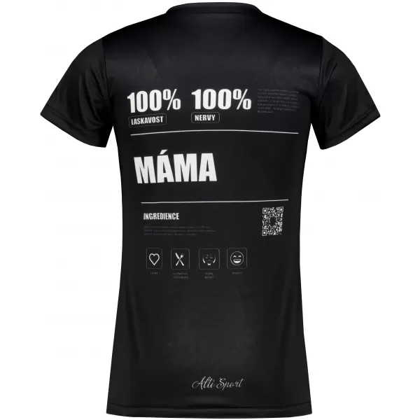  Női funkcionális T -piró prémium ALTISPORT MÁMA VOJ/ALW092TR01 FEKETE 