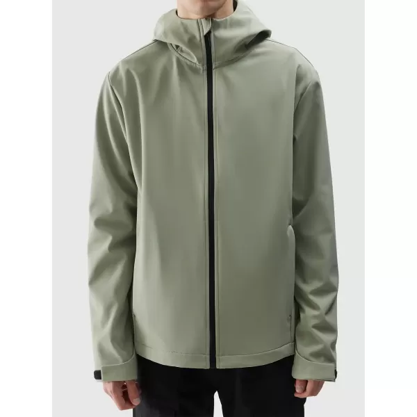  Férfi softshell dzseki 4F WSS25TSOFM324 OLAJBOGYÓ 