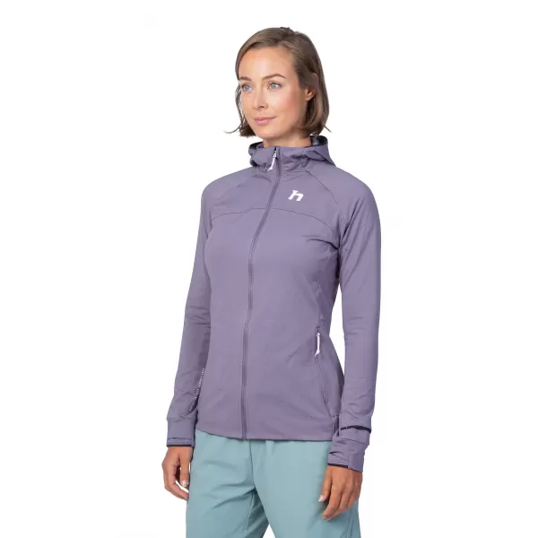 Női pulóver HANNAH ELI HOODY SZÜRKE GERINC MEL 