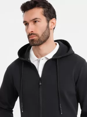 Férfi pulóver OMBRE OM-SSZP-0213 FEKETE
