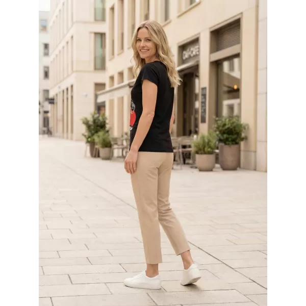  T -póló ALTISPORT ALW189122 FEKETE -ORANGE 