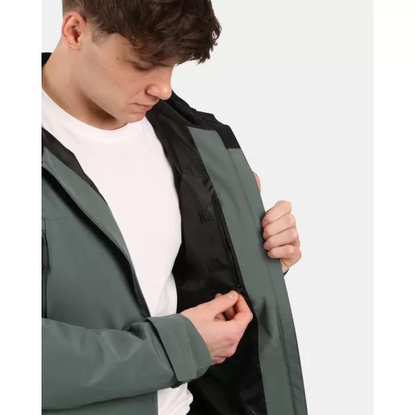  Férfi kabát KILPI AYRA-M YM0130KI KHAKI 