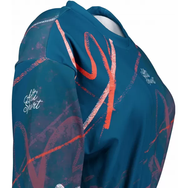  Női funkcionális kivágott pulóver prémium ALTISPORT VOJ/ALW082MI08 KEROZIN 