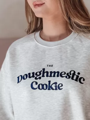 Női pulóver DSTREET COOKIES BY1444 VILÁGOSSZÜRKE