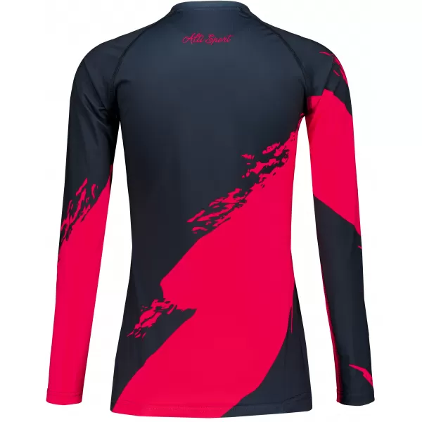  Női funkcionális T -piró hosszú ujjú prémiummal ALTISPORT VOJ/ALW081TR03 RÓZSASZÍNŰ 